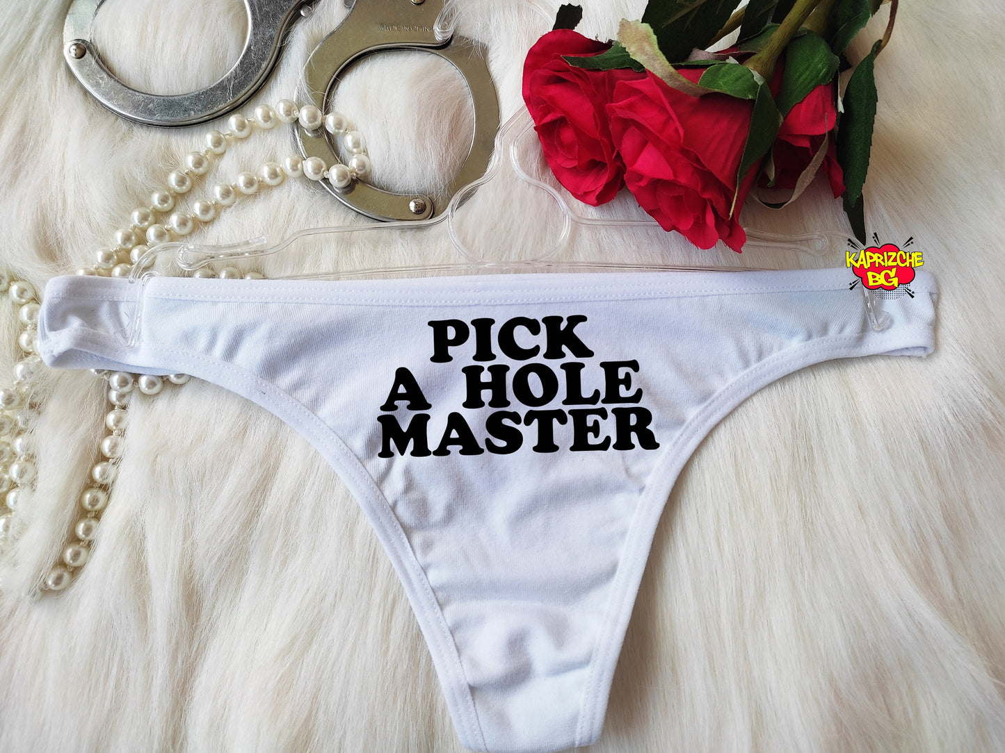 Pick A Hole  Panties Naughty Lingerie , HotWife Clothing ,  Slut Thong , Sexy Cotton Panties , Valentine Sexy Gift , Fetish Thong