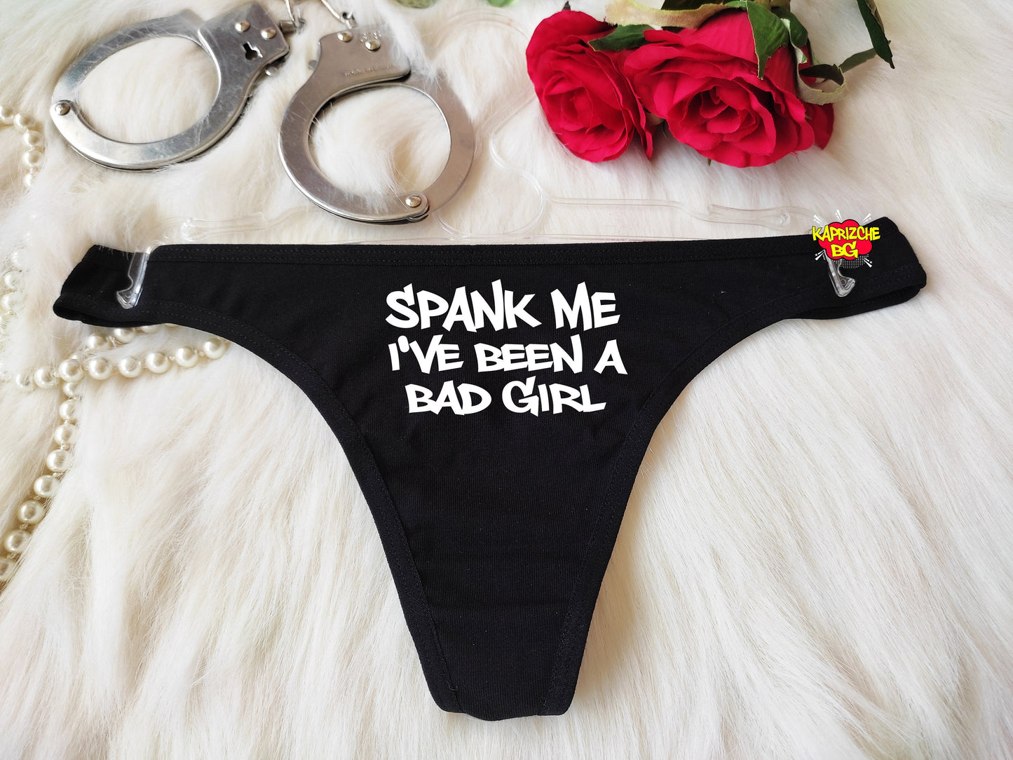 Spank Me I've Been A Bad Girl BDSM Panties