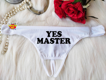 Yes Master BDSM Panties