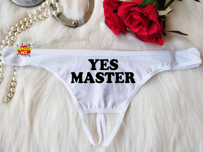 Yes Master BDSM Panties