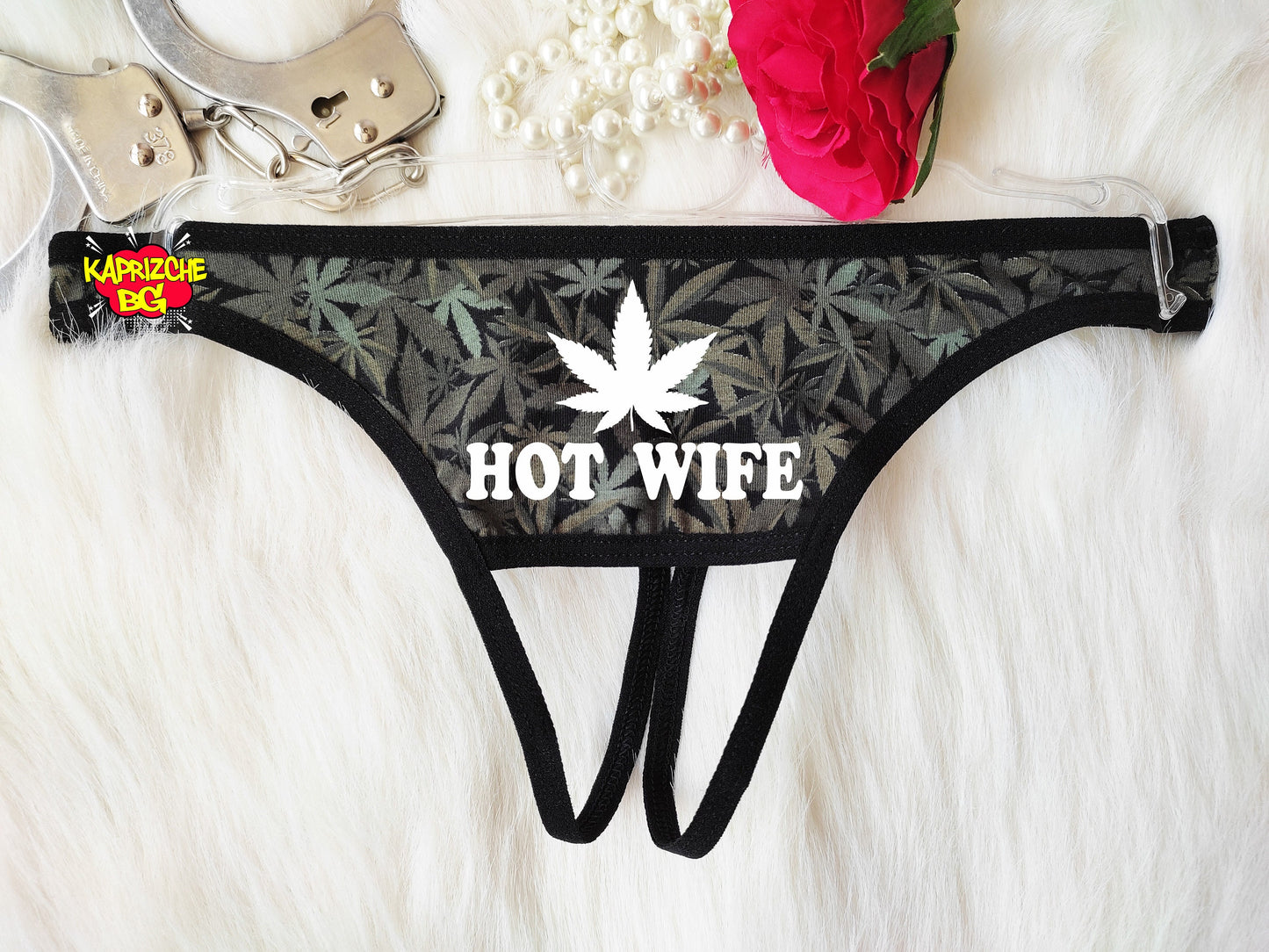 Hot Wife Love Weed Thong