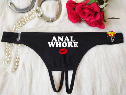 Anal Whore Thong,Hotwife Thong, Anal Whore Thong, Anal Clothing, String Whore, Whore Wife Panties, s Whore Thong,Valentine Sexy Gift