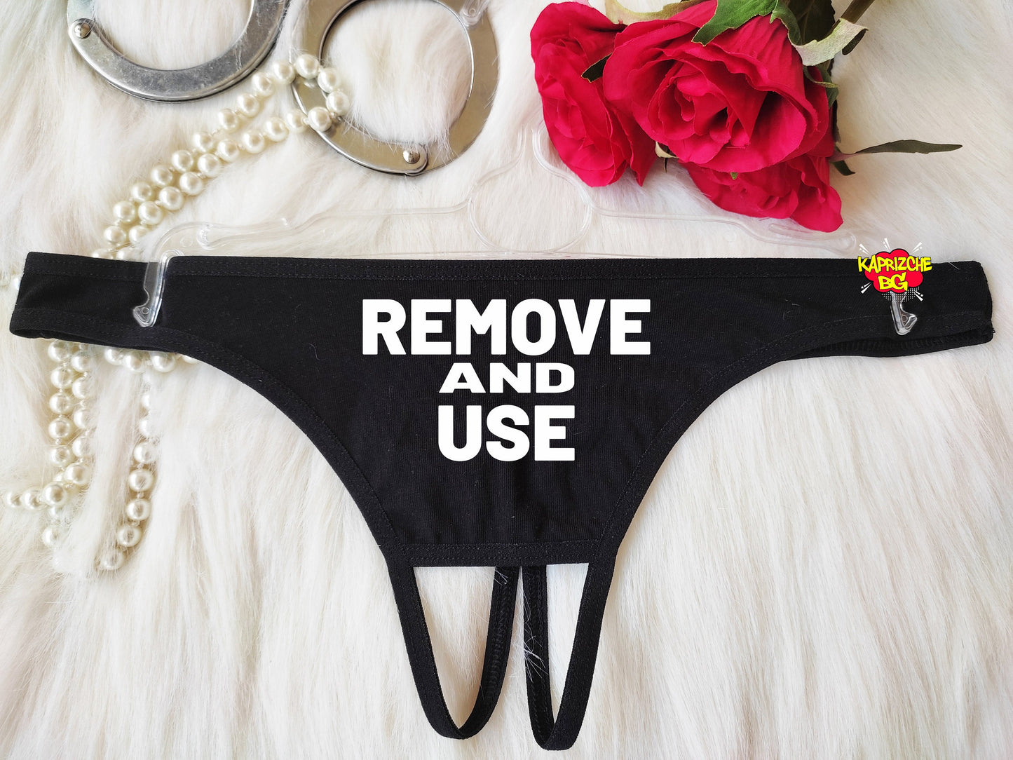 Remove And Use This Pussy Thong , Naughty Sexy Panties ,Hot Wife Lingerie, Fuck Me Panty , Kinky Thong, DDLG Underwear, Sex Addict Lingerie