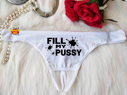 Fill My Pussy, Fetish Underwear,Submissive Panty,crotchless panti,Fetish Lingerie,Open Panties,Crotchless Lingerie,bdsm pantie