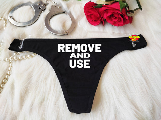 Remove And Use This Pussy Thong , Naughty Sexy Panties ,Hot Wife Lingerie, Fuck Me Panty , Kinky Thong, DDLG Underwear, Sex Addict Lingerie