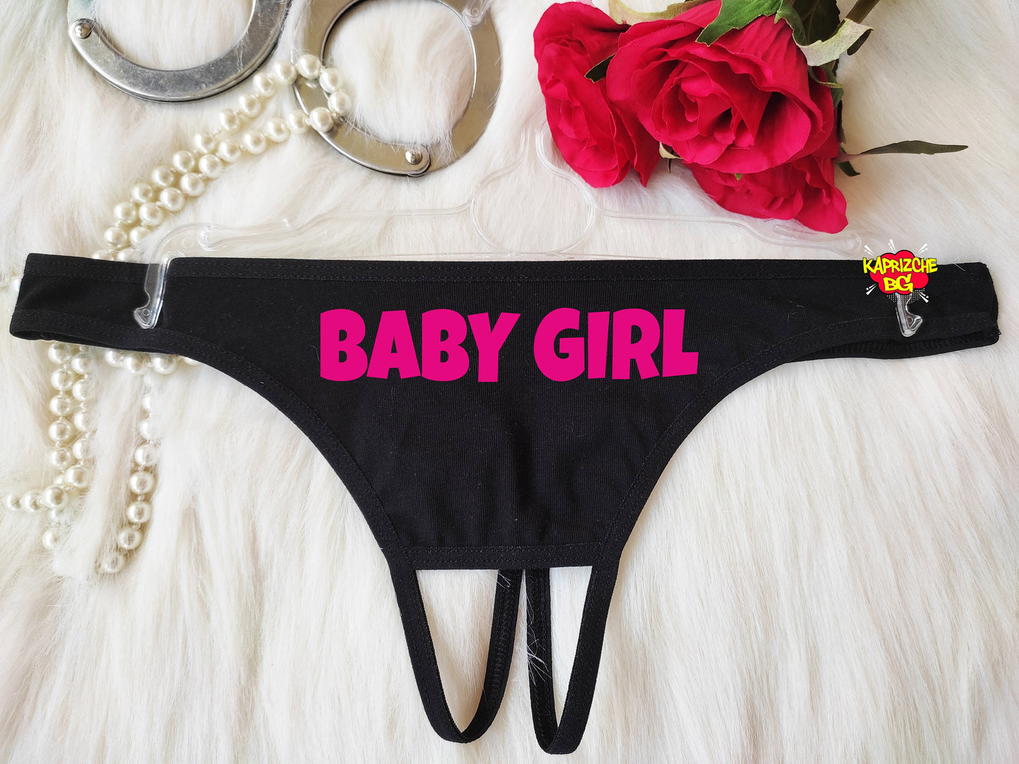 Baby Girl Thong, Naughty Panties, Yes  Thong, DDLG Clothing,Valentine Sexy Gift,Submissive Thong Panties, Graphic Panties, DDLG