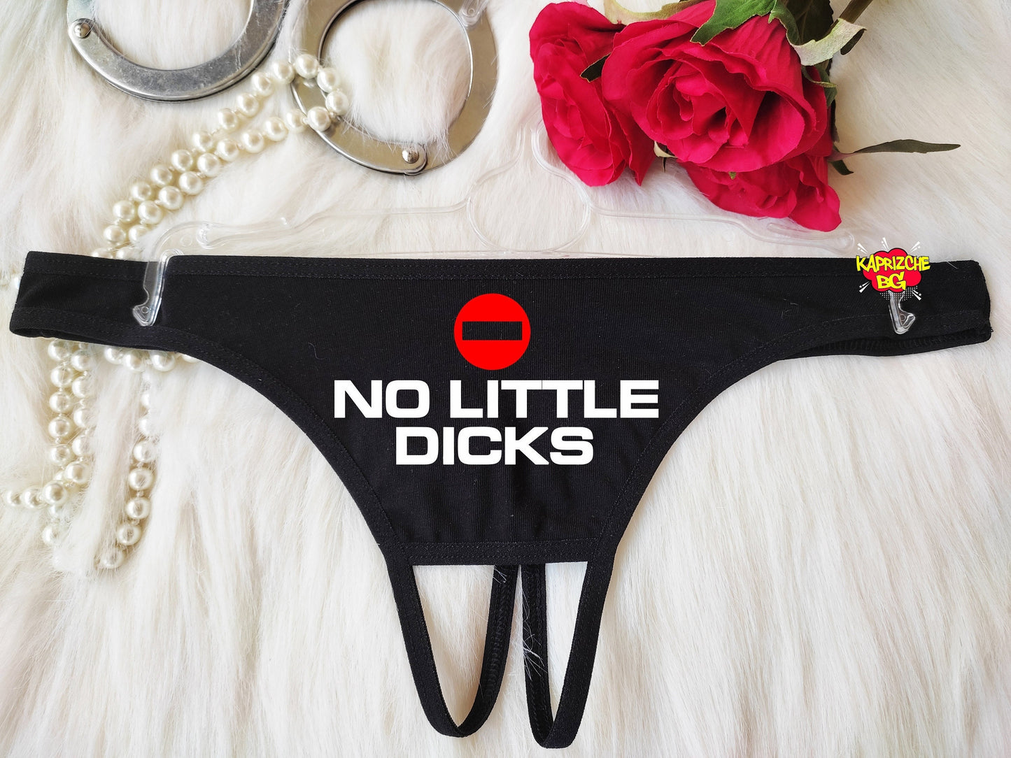 No Little Dicks, Crotchless Panty, Fetish Underwear, Naughty Gift For Hotwife, Kinky Slutty Panties, Graphic Panties, Cuckold Lingerie