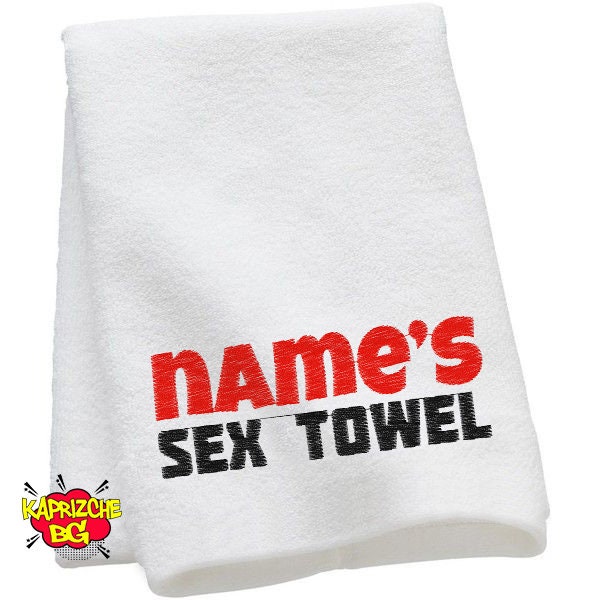 Personalized Sex Towel