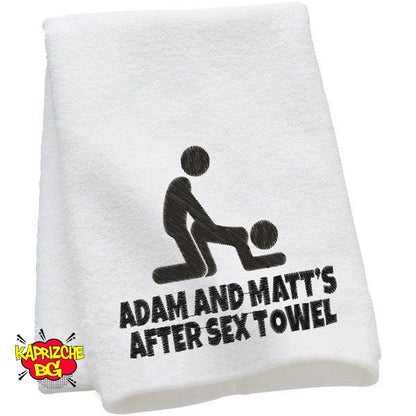 Personalized Gay Sex Towel