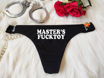 Masters Fucktoy BDSM Panties