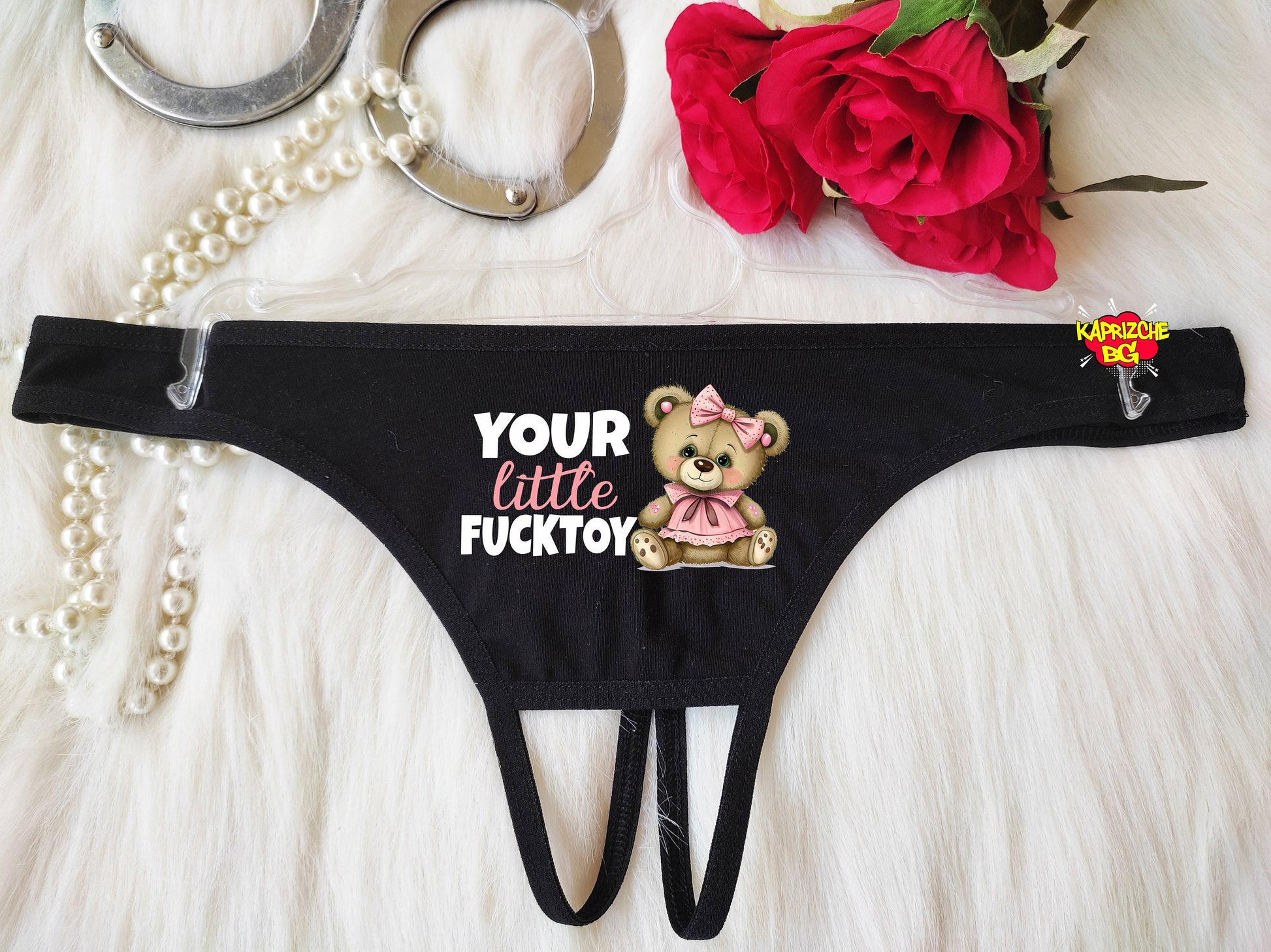 Your Fuck ToyThong Panties  HotWife Clothing Daddy BDSM Crotchess Thong  Daddy Domme Naughty Lingerie Submisive Thong Panties Daddys Girl