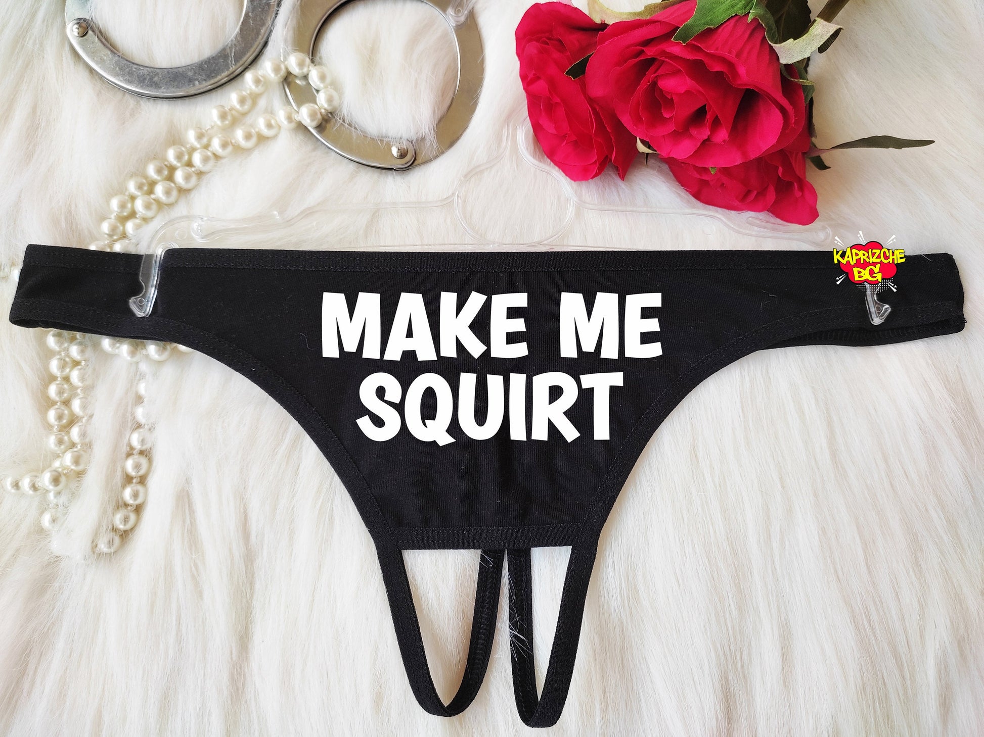 Make Me Squirt Panties Open Crotched Panty Sexy Thong Panties Panty Open Crotch Lingerie Slut Thong Hotwife Cloth Personality Gift