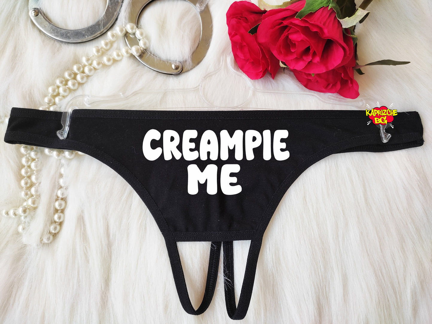 Creampie Me Panties Open Crotched Panty Sexy Thong Panties Panty Open Crotch Lingerie Slut Thong Hotwife Cloth Personality Gift