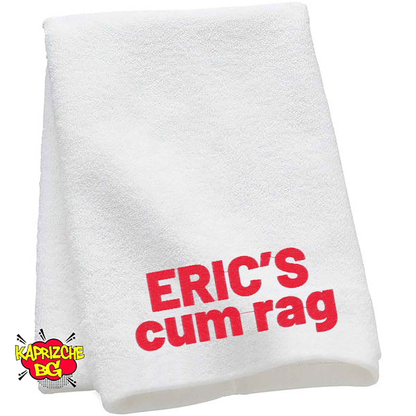 Personalized Cum Rag