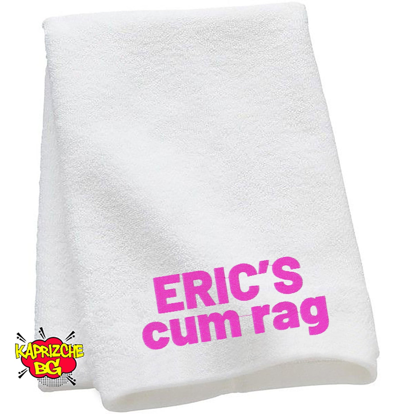 Personalized Cum Rag