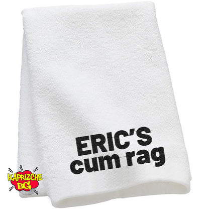 Personalized Cum Rag