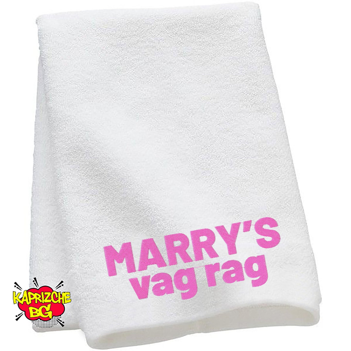 Personalized Vag Rag