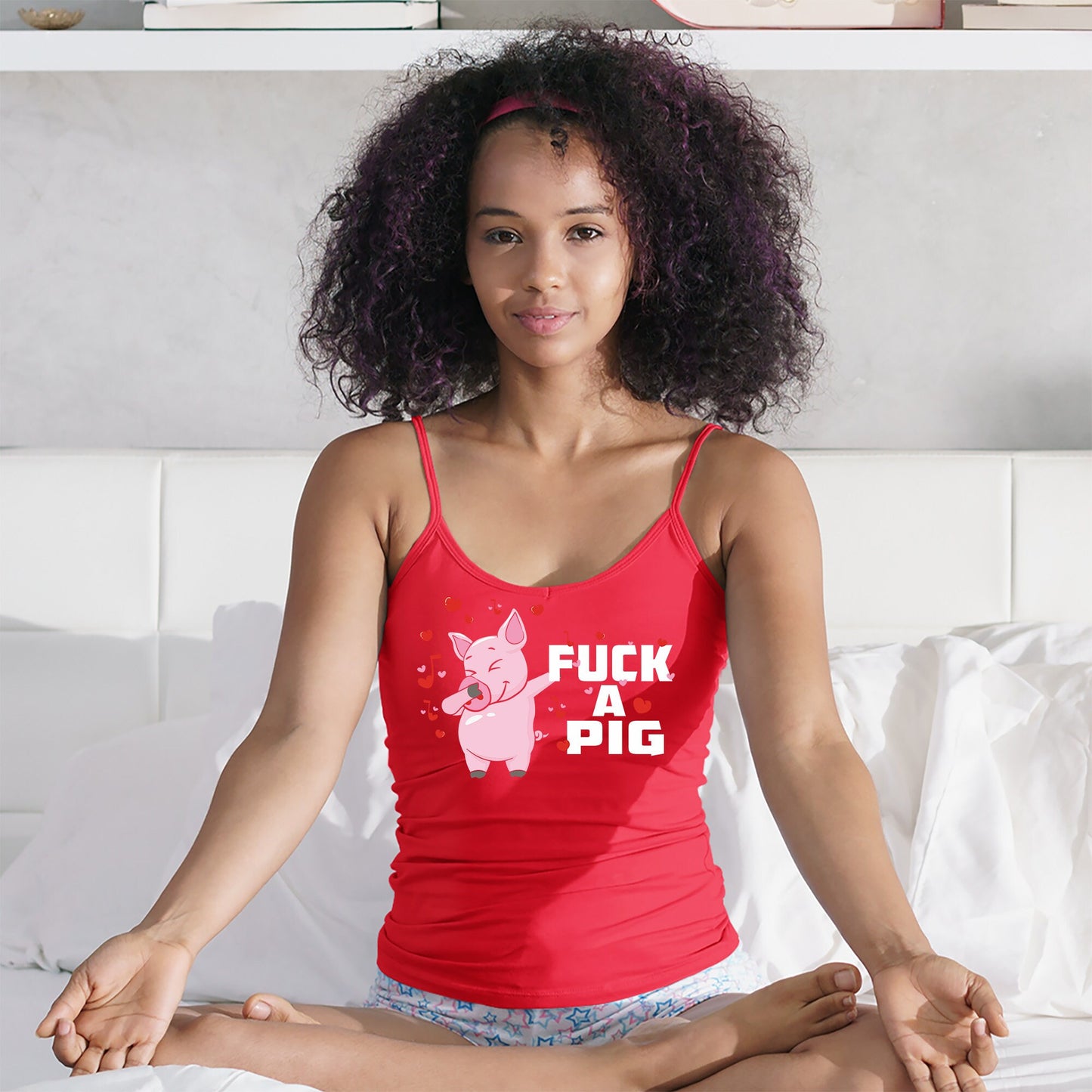 Fuck A Pig Tank Top Camisole