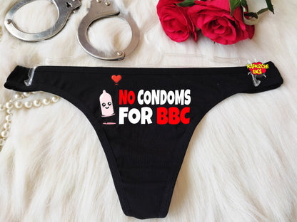 No Condoms BBC, HotWife Clothing,  BDSM Crotchess Thong, Gift For  Domme, Naughty Lingerie, Submisive Thong, Valentine Lingerie