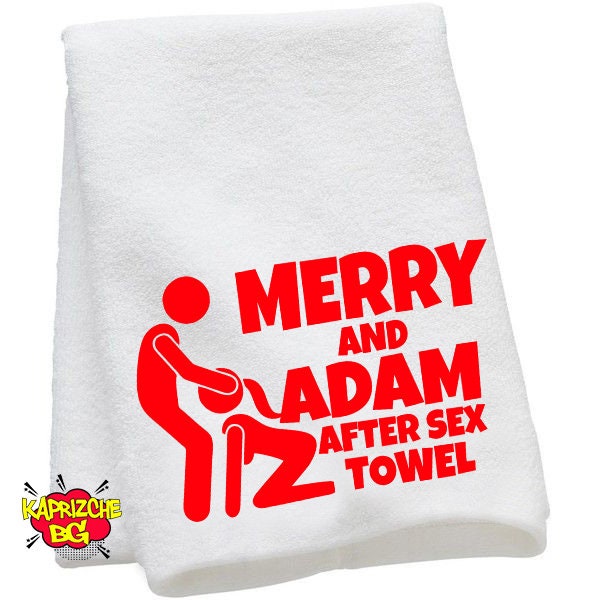 Custom Names After Sex Towel