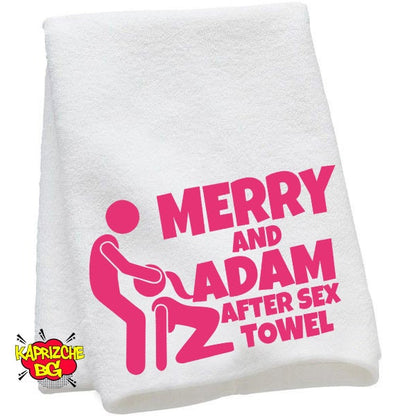 Custom Names After Sex Towel