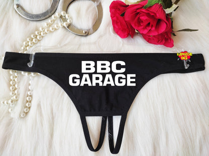 Big Black Cock Garage Hotwife Sexy Panties