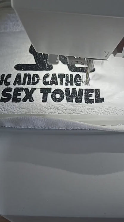 Custom Sex Towel With Your Names